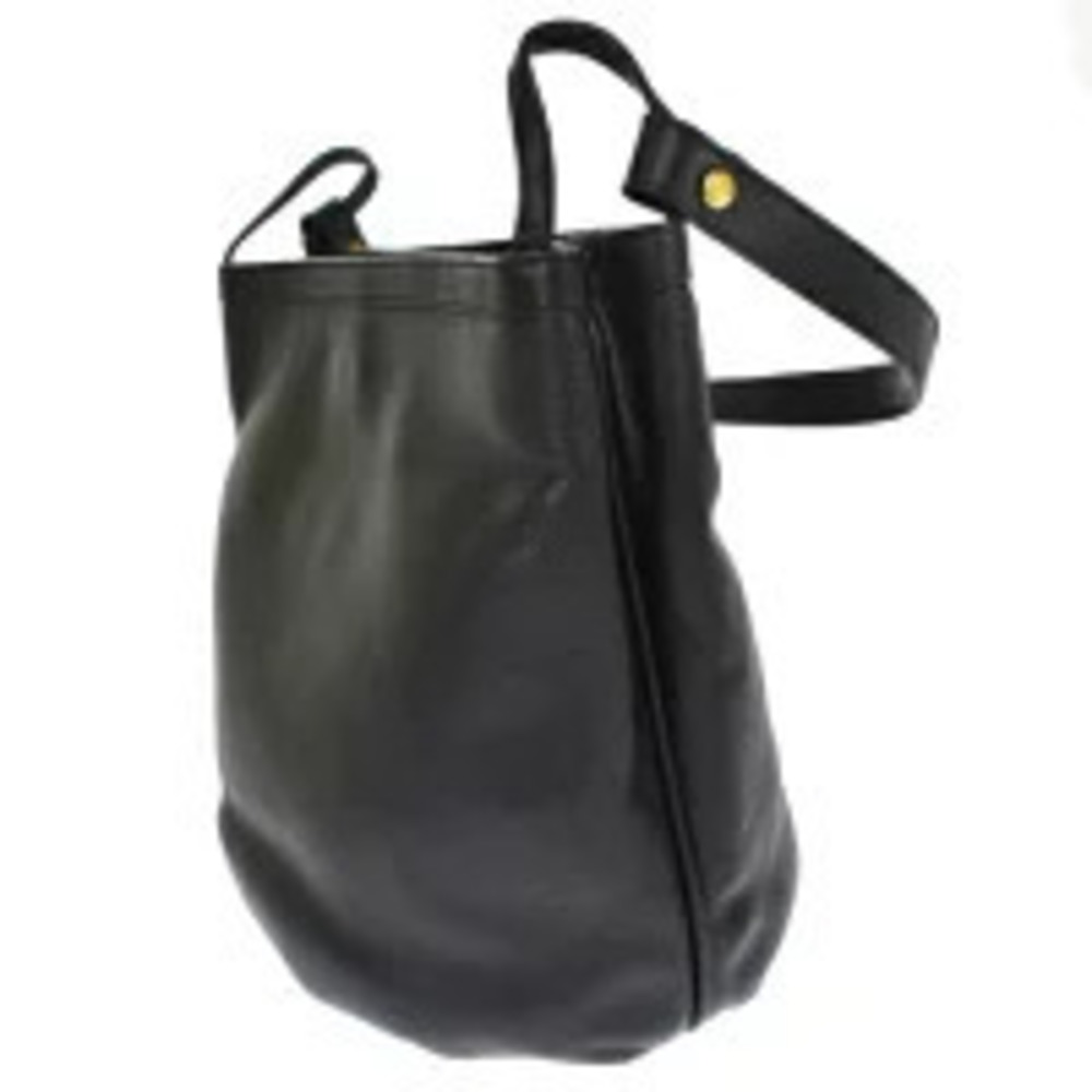 Gucci Interlocking Shoulder Bag Black Leather - Picture 4 of 7
